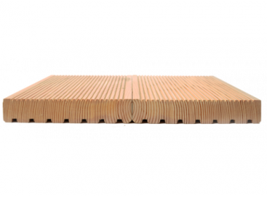 Террасная доска из лиственницы 35x90x6000 мм сорт Отборный